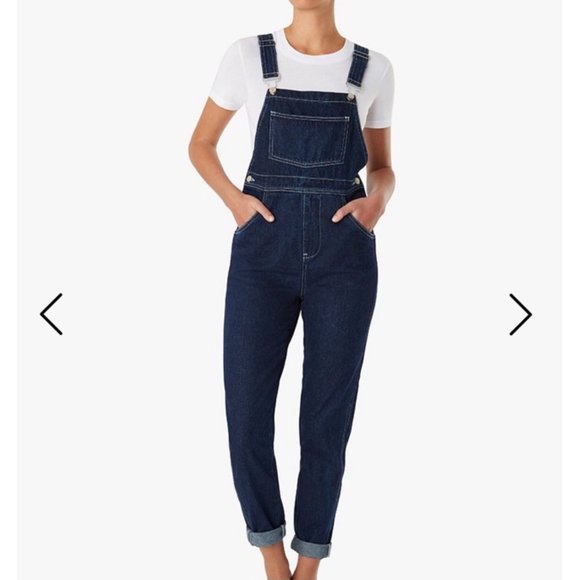 WeWoreWhat Overalls- Dark Wash - Picture 1 of 3